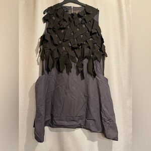 Nuovo Borgo wool lagenlook dark academia dress